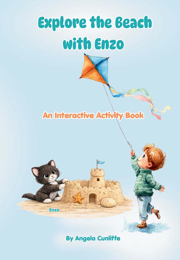 Book cover placeholder — Explore the Beach with Enzo
