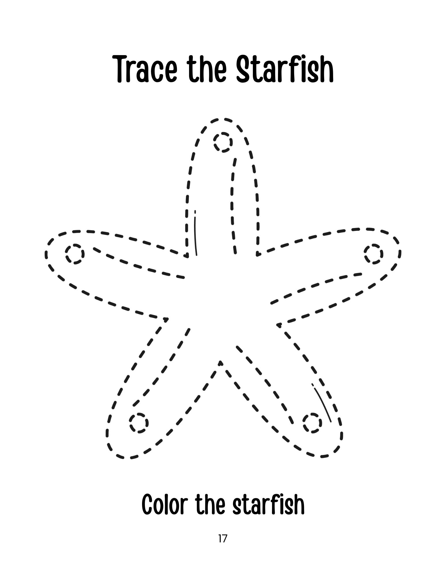 Preview: Trace the Starfish